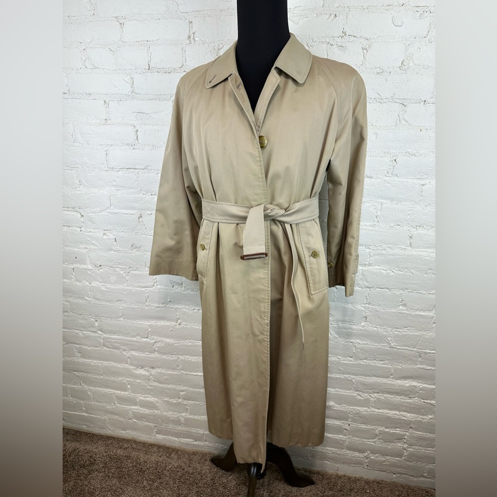 Burberry Vintage Novacheck Lined Belted Trench Coat Men’s XL